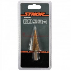 STHOR Burghiu pentru metal in trepte 4-20 mm..